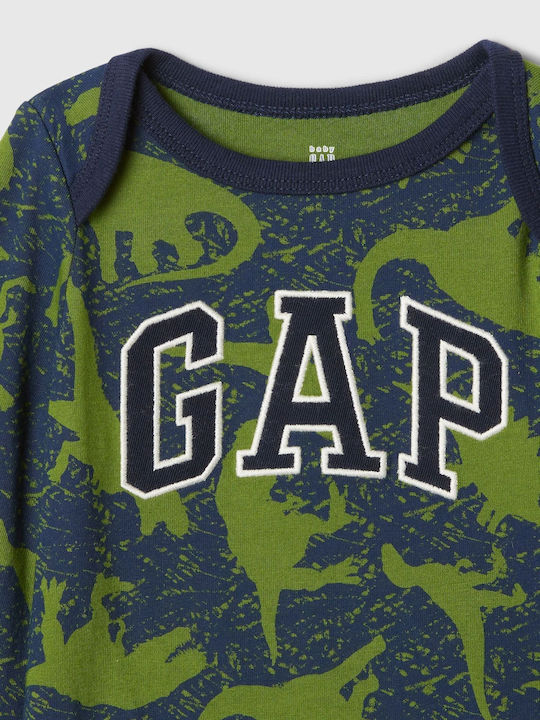 GAP Logo Baby Bodysuit Bainbridge Blue