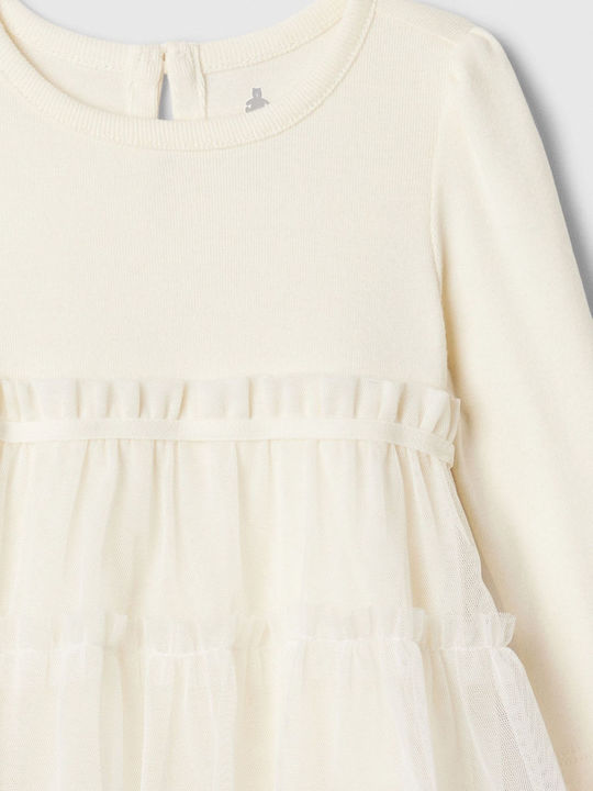 GAP Baby Bodysuit Set Ivory Frost 2pcs