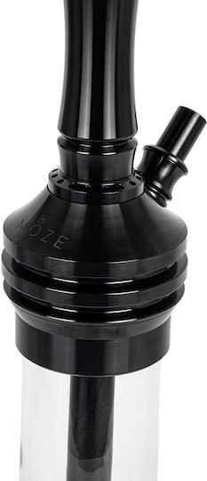 Moze Varity Lounge Black Hookah Frosted Bowl Black Steel 52cm