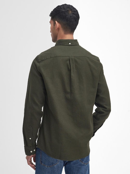 Barbour Cămașă Bărbătească Cu mânecă lungă Olive