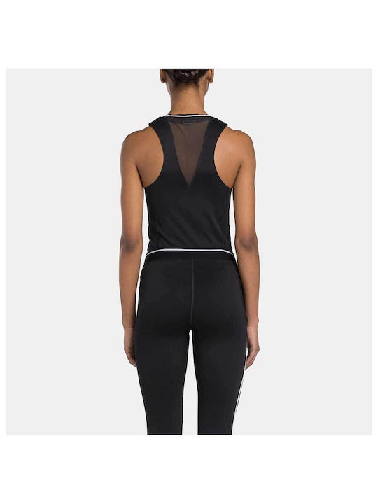 Reebok Damen Sportliches Bluse Ärmellos Black