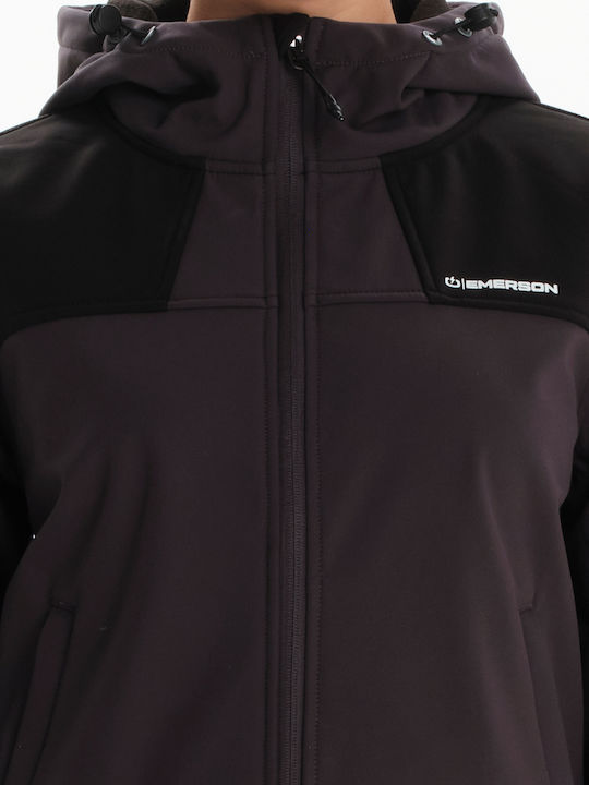 Short Women's Jacket for Winter Black