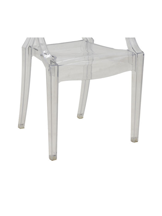 Narova Stühle Speisesaal Transparent 1Stück 43x48x92cm