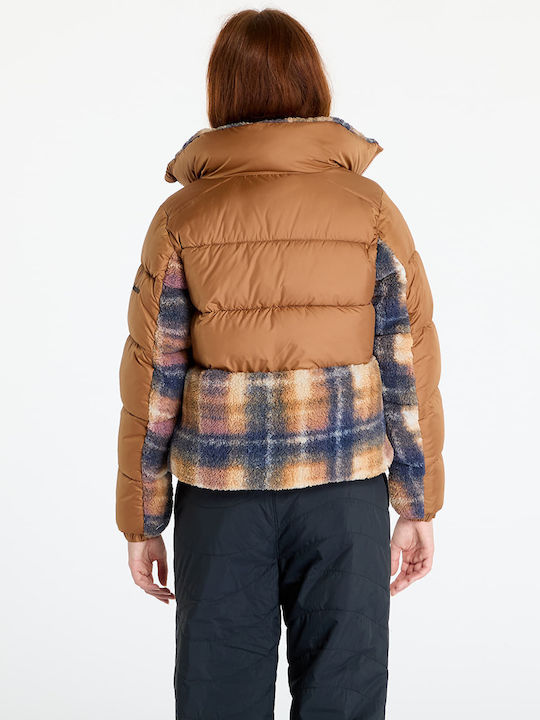Leadbetter Point Ii Women's Short Lifestyle Jacket for Winter Camel Brown