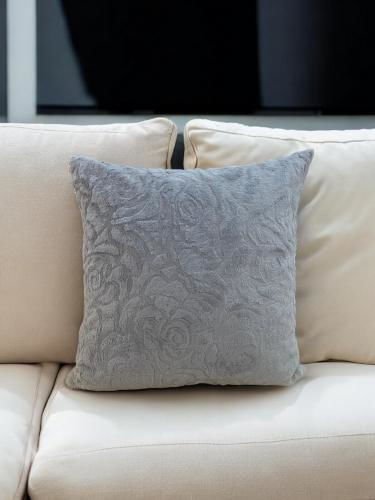 Linea Home Μαξιλαροθήκη Rossa Γκρι 45x45εκ.