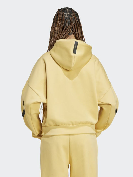 adidas Z.N.E. Jacket Beige with Hood