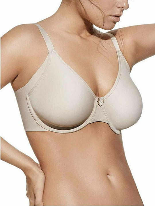 Creaciones Selene Violeta Minimizer Minimizer Bra with Light Padding Underwire Violet, Beige