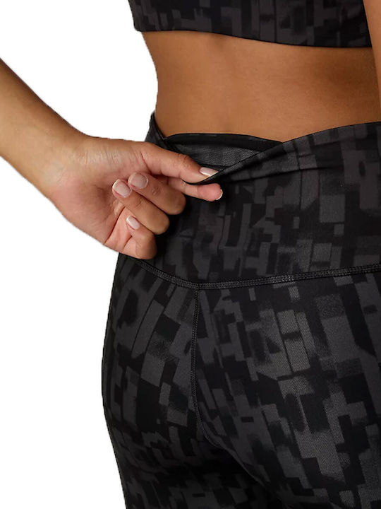Flex Women's Cropped Training Legging High Waisted Gray