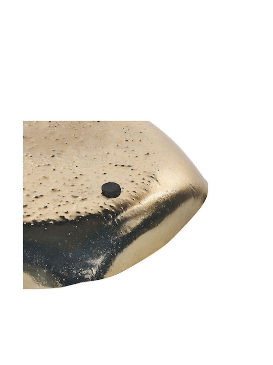 Beliani Set dekorative Platten Gold 3Stück