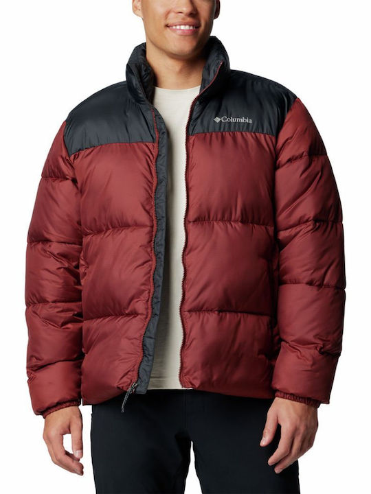 Winter Jacket Puffer Burgundy