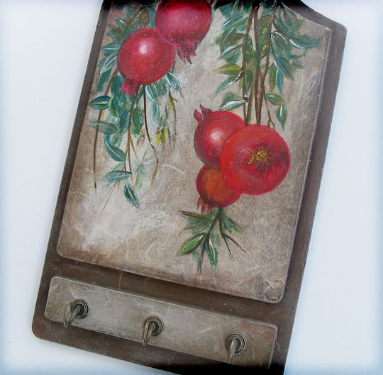 Artifact Κλειδοθήκη Τοίχου Ξύλινη 15x25cm