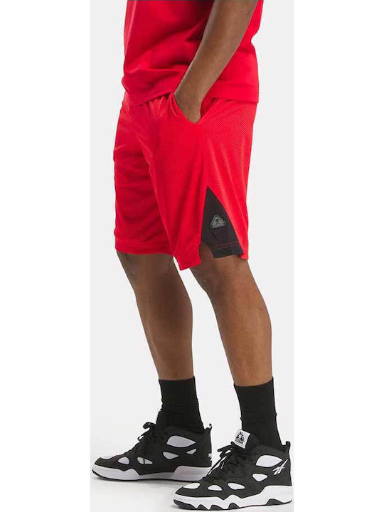 Above The Rim Hoopwear Sportliche Herrenshorts Vector Red