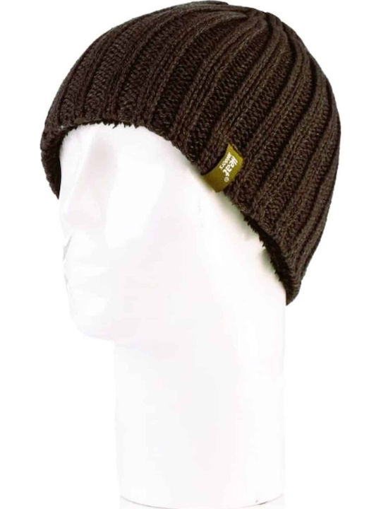 Beanie Ανδρικός Σκούφος Πλεκτός σε Χακί χρώμα