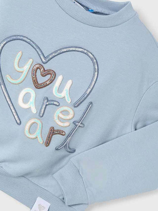 Mayoral Kids Sweatshirt Light Blue