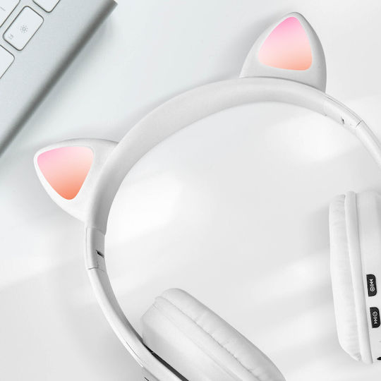Avizar Безжични Bluetooth On Ear Слушалки с 12 часа Работа Бели