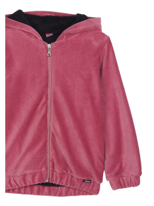 Kids Cardigan Fur with Hood Rotten apple