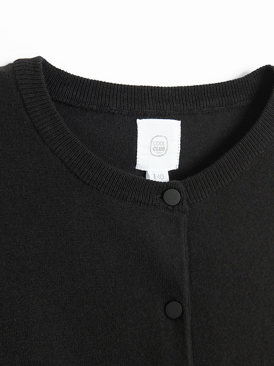 Cool Club Cardigan pentru copii Negru