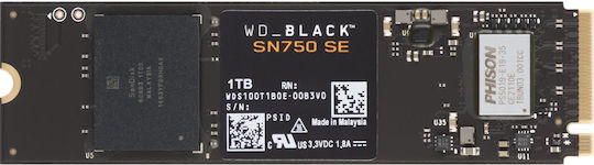 Western Digital Black SN750 SE SSD 1TB M.2 NVMe PCI Express 4.0 WDS100T1B0E