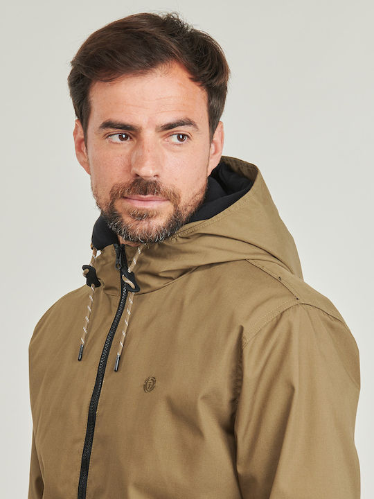Jacke Wasserdicht und Winddicht Beige