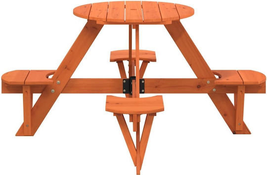 vidaXL Масичка 120x57см. за 3+ години Години Кафяв
