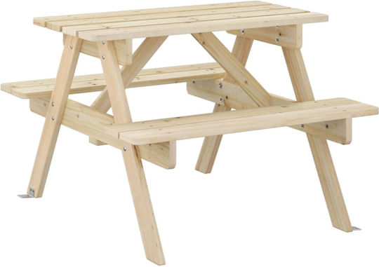vidaXL Kleiner Tisch Braune für 3+ Jahre alt
