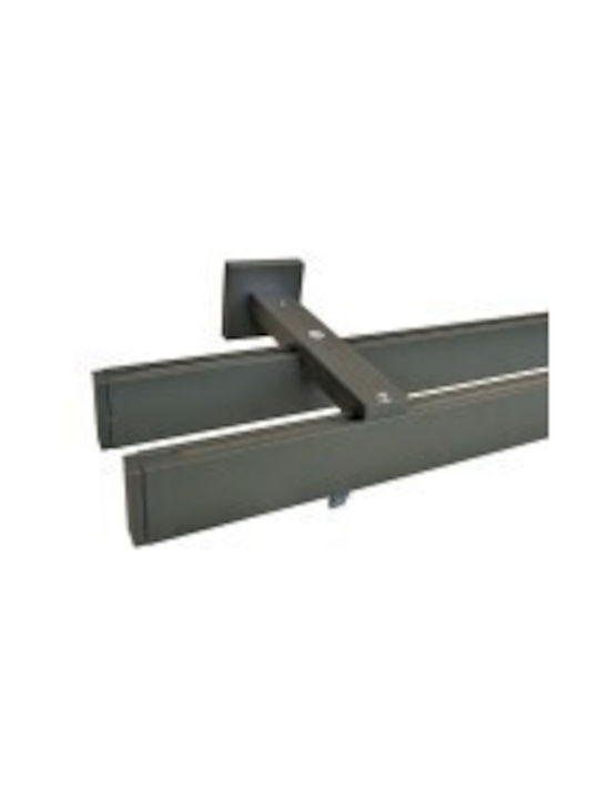 Enis by Domus Two-Way Metallic Curtain Track 300cm 153542-14