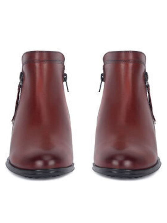 Damen Chelsea Stiefeletten Rot
