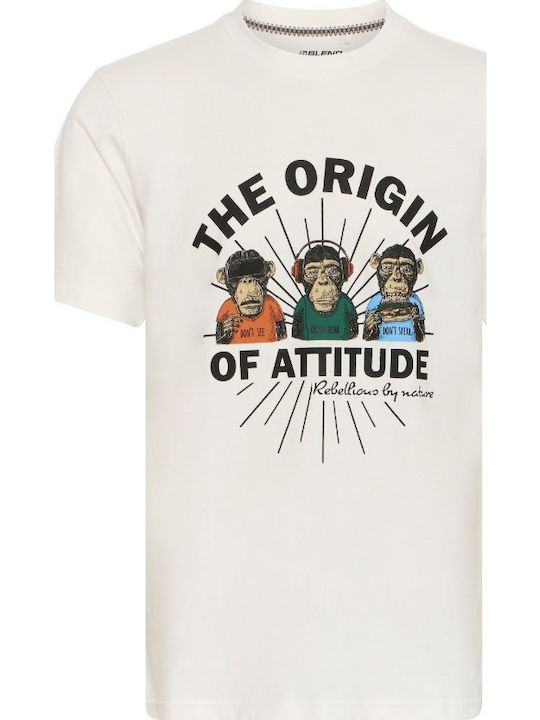 T-shirt White Monkey