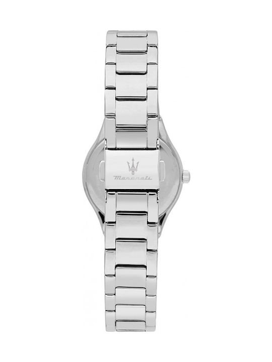 Maserati Damen Uhr mit Silber Metallarmband