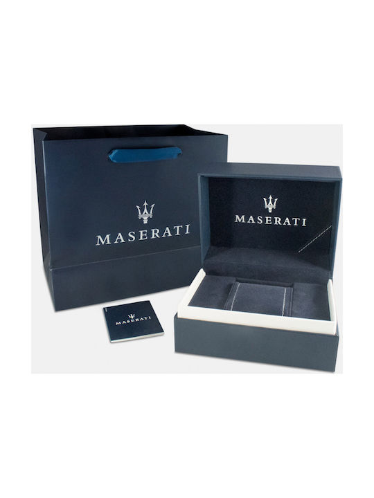 Maserati Uhr mit Silber Metallarmband