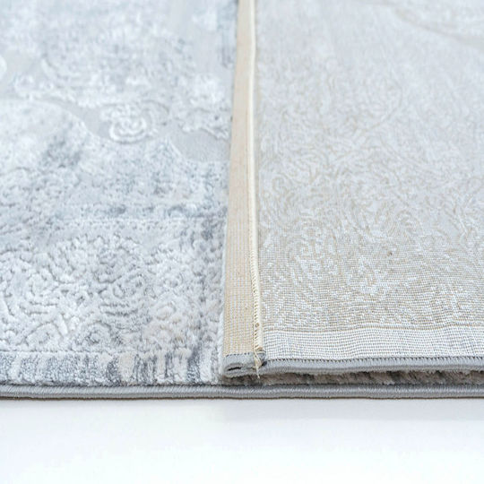Ezzo Modern Bedroom Rugs Set Grey 12-D076AY9 3pcs
