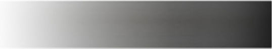 Chudej Stainless Steel Channel Floor with Length 75cm Black