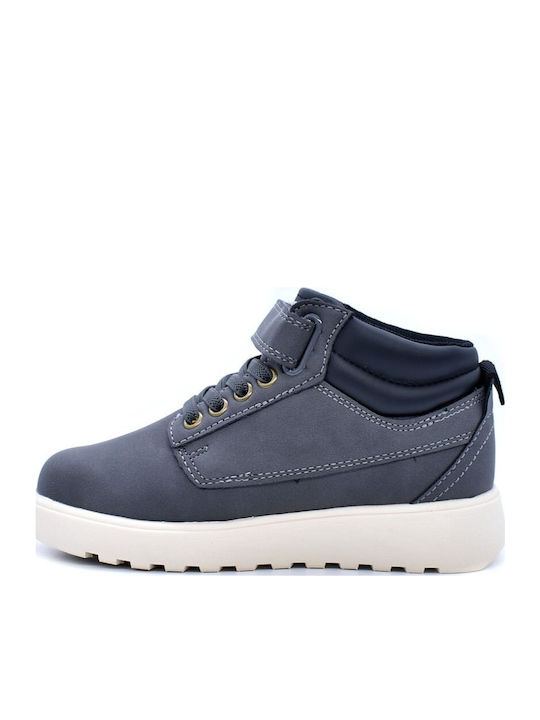 Arizona Kids Boots with Velcro Gray