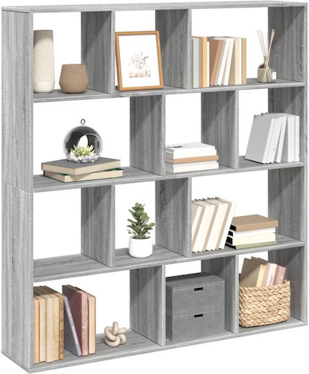 Bibliotecă Gri Sonoma 132x29x141,5 cm