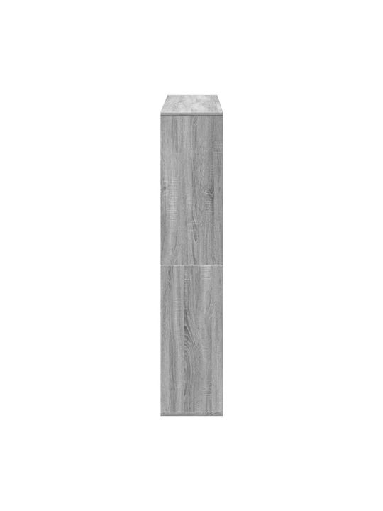 Βιβλιοθήκη Γκρι Sonoma 132x29x141.5εκ.