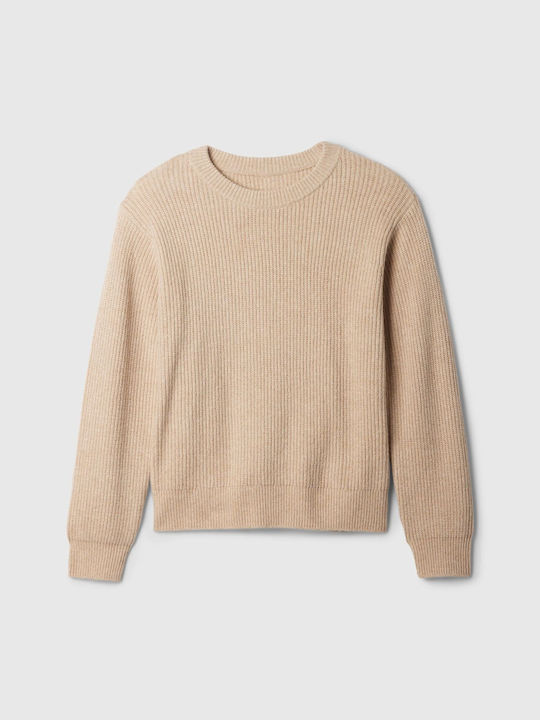 GAP Παιδικό Πουλόβερ Μακρυμάνικο light oat heather