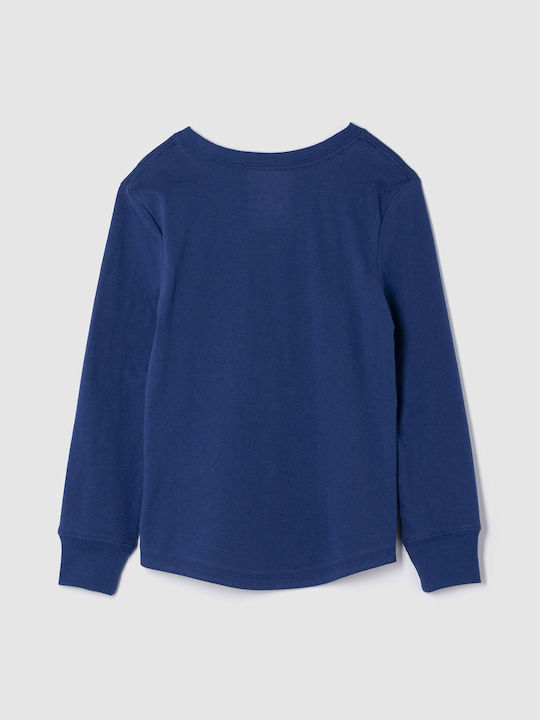 GAP Kids Blouse Long Sleeve BELLWETHER BLUE