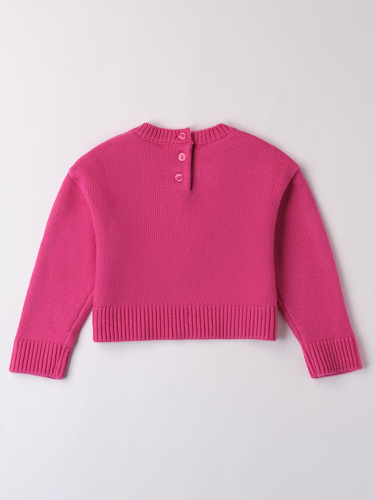 iDO Kids Sweater Long Sleeve Fuchsia