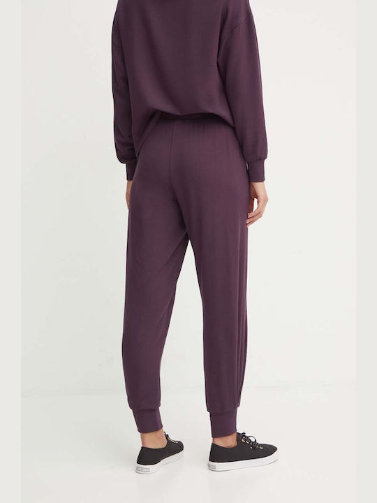 Emporio Armani Damen-Sweatpants Blackberry