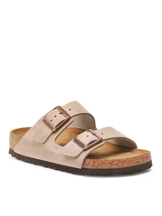 Birkenstock Ανδρικά Σανδάλια Tabacco Brown Narrow Fit