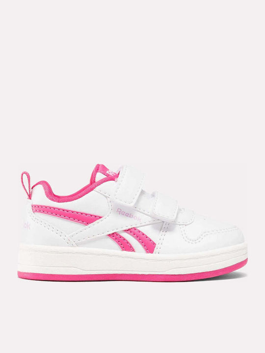 Royal Prime Kids Sneakers with Scratch White