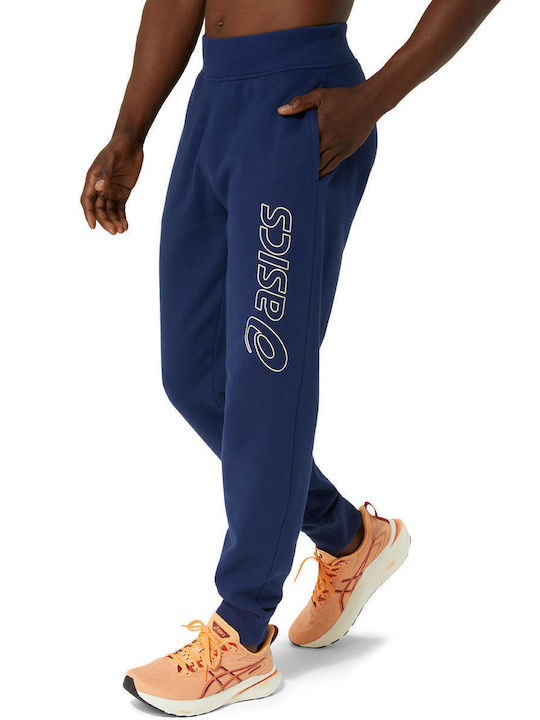 ASICS Men's Sweatpants Navy Blue