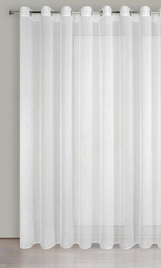Ready Curtain Rebecca 400 X 250 Cm White