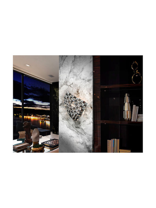 Saten Leuchte Wand mit Fassung G9 Gray 25cm