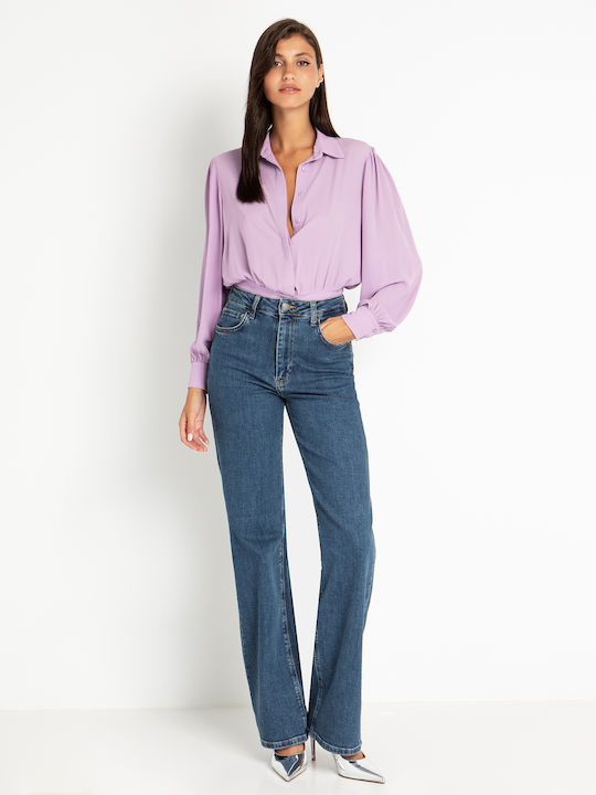 Toi&Moi Women's Long Sleeve Shirt Lila