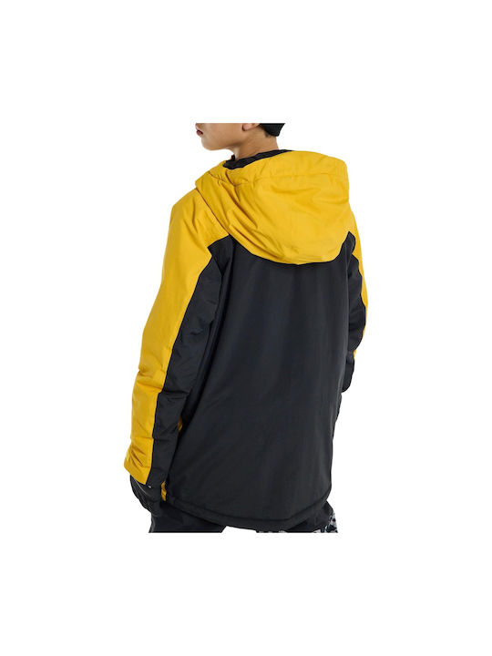 Burton Kids Casual Jacket Goldenrod, True Black