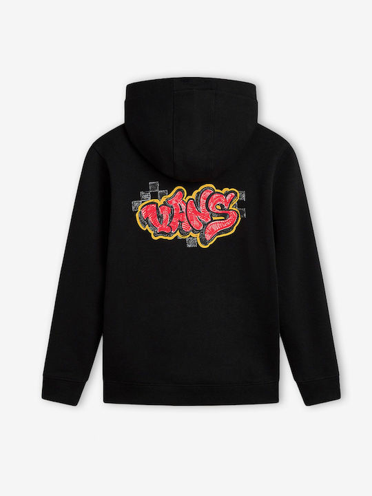 Vans Fleece Kinder Sweatshirt mit Kapuze Black