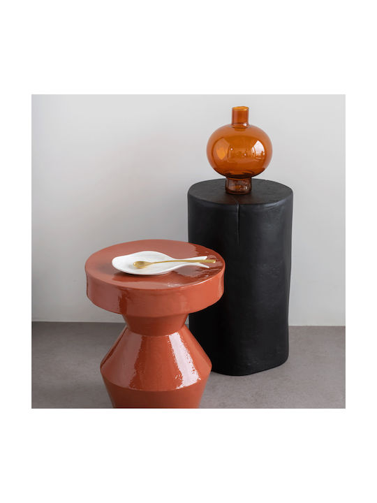 Urban Nature Culture Amsterdam Διακοσμητικό Βάζο Γυάλινο Καφέ Φ15.5xΥ20cm