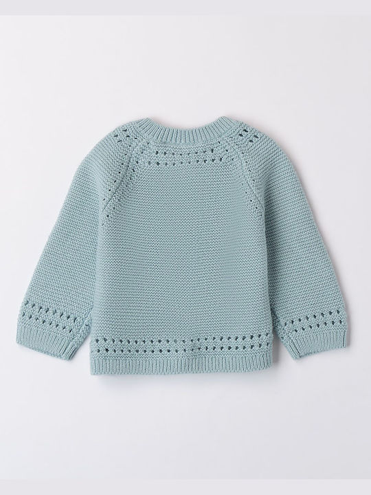 iDO Kids Cardigan Knitted Blue