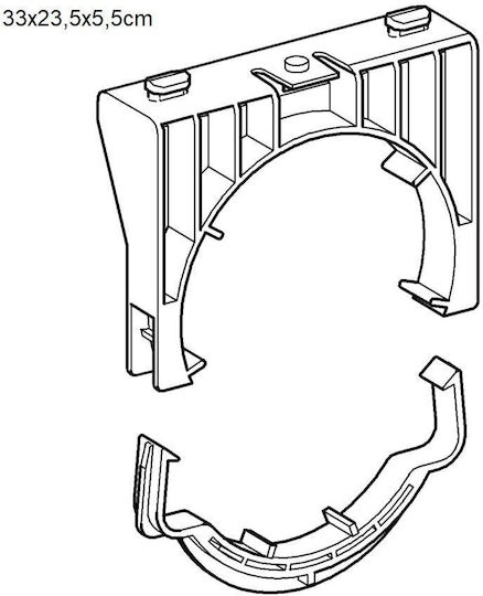 Grohe 42243000 Cistern Outlet Fixing System